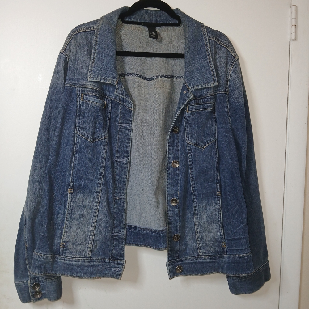 Lane Bryant Dark Blue Jean Jacket